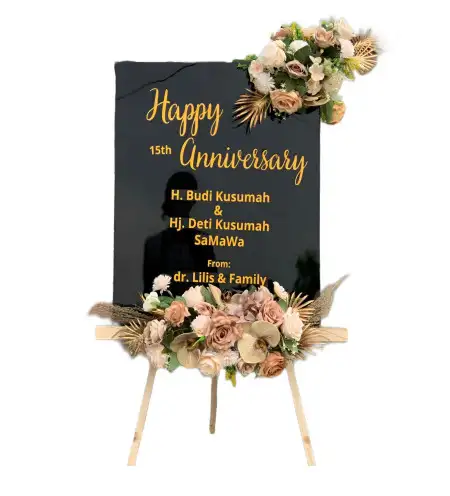 Papan Bunga Akrilik Jati Hilir